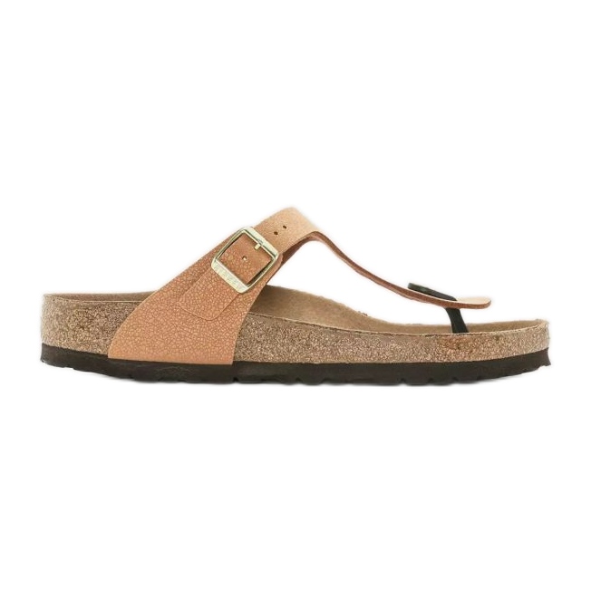 Klapki Birkenstock Gizeh Bs W 1025062 brązowe