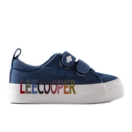 Jeansowe trampki dziecięce Lee Cooper niebieskie