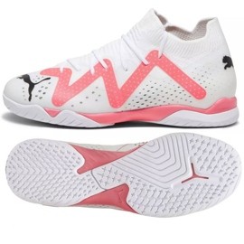 Buty Puma Furure Match It Mid Jr 107387 01 białe białe