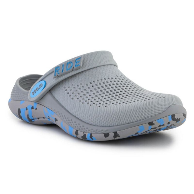Klapki Crocs Literide 360 Marbled Clog U 207634-0ZU szare