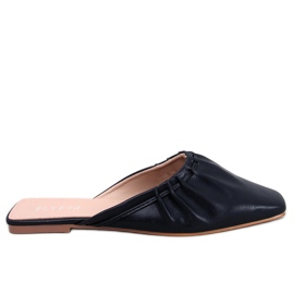 Klapki damskie eleganckie Presley Black czarne