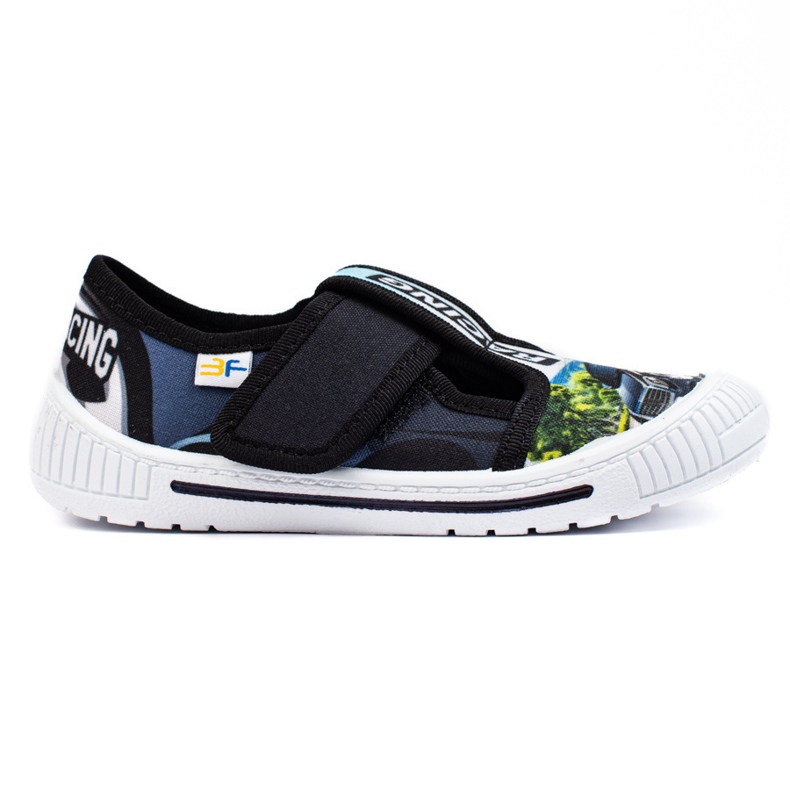 SHELOVET Pantofle dziecięce z autem 3F czarne