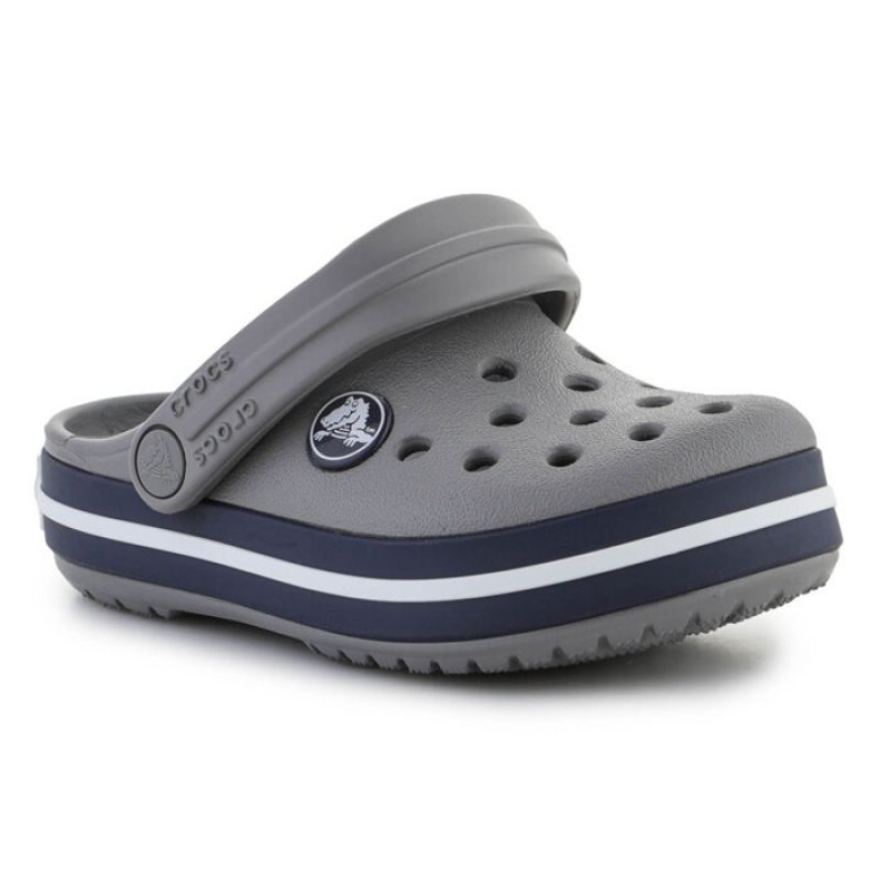 Klapki Crocs Kids Toddler Crocband Clog Jr 207005-05H szare