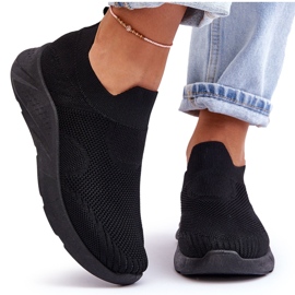 Damskie Wsuwane Buty Sportowe Czarne Claris