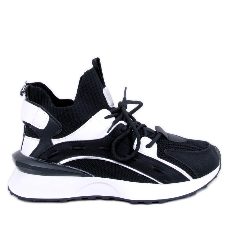 Sneakersy skarpetkowe Boyce Black czarne