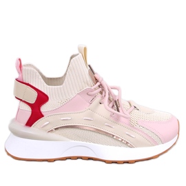 Sneakersy skarpetkowe Boyce Pink różowe