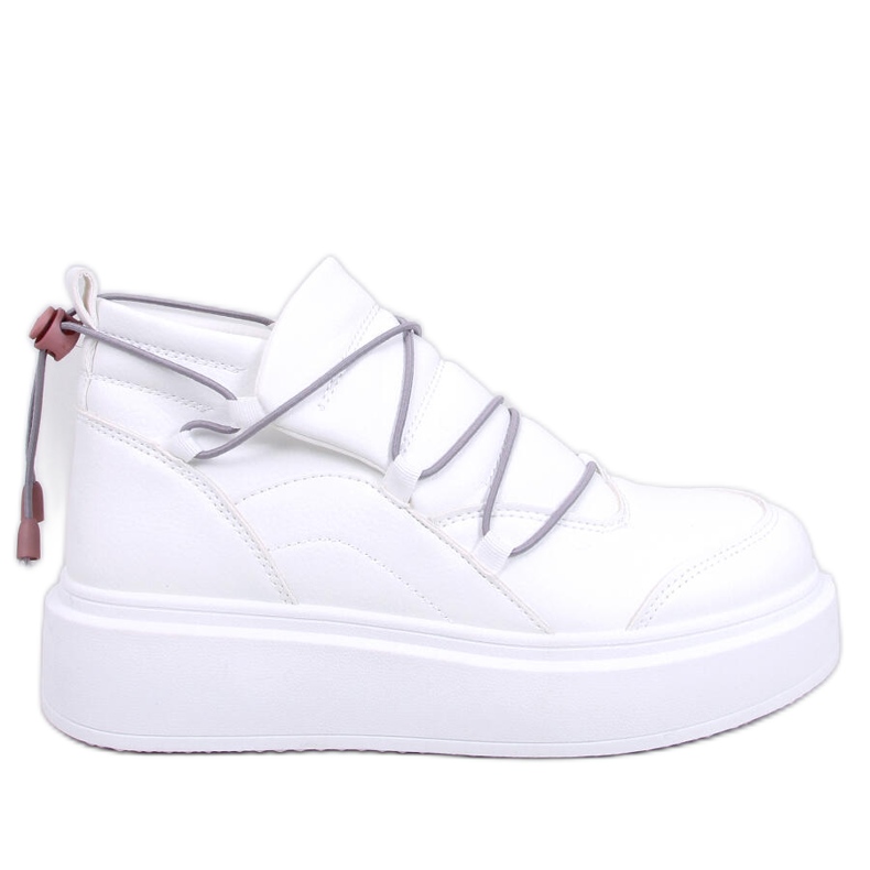 Sneakersy zakryte Cooper White białe
