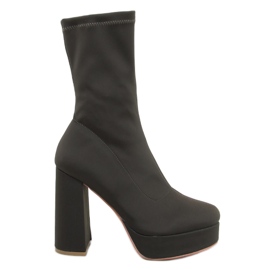 Botki na platformie Baldacci Green zielone