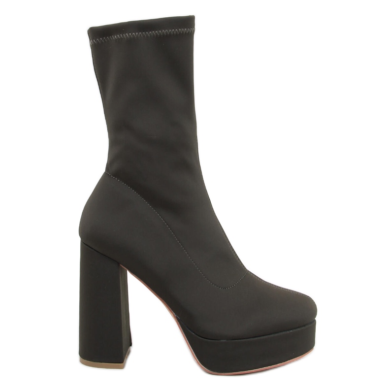 Botki na platformie Baldacci Green zielone