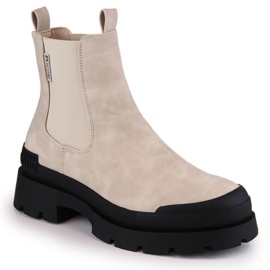 Sztyblety na platformie Big Star W INT1922B beżowe