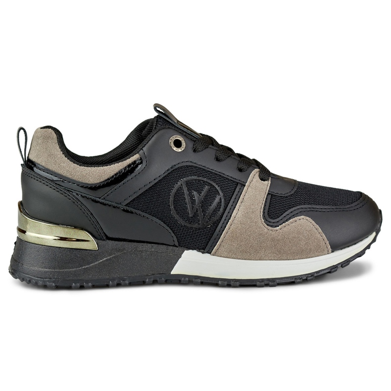 Modne czarne sneakersy Jersy