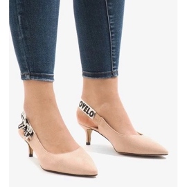 Czarne półbuty z cyrkoniami