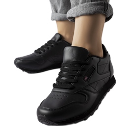 Czarne sneakersy klasyczne Poulsen