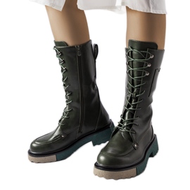 Zielone wysokie trapery Nebida