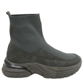 Buty sportowe skarpetkowe Goko Green zielone