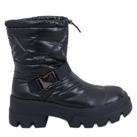 Botki ortalionowe Bisset Black czarne