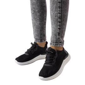 Czarno-białe sneakersy Nelson