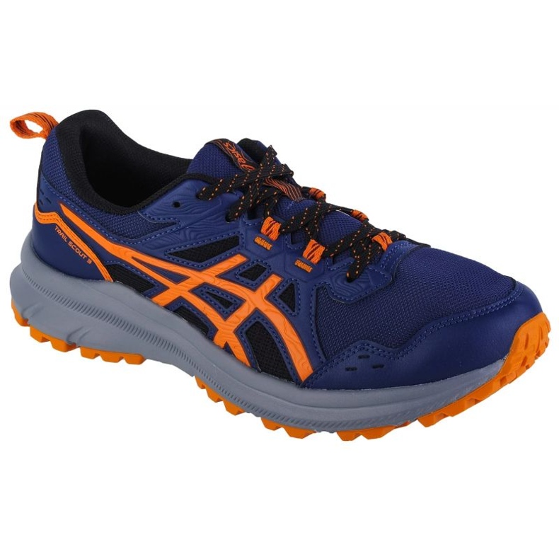 Buty do biegania Asics Trail Scout 3 M 1011B700-400 niebieskie