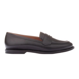 Marco Shoes Loafersy Mokasyny Damskie czarne