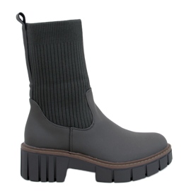 Sztyblety wysokie z elastyczną cholewką Ruddins Kaki zielone