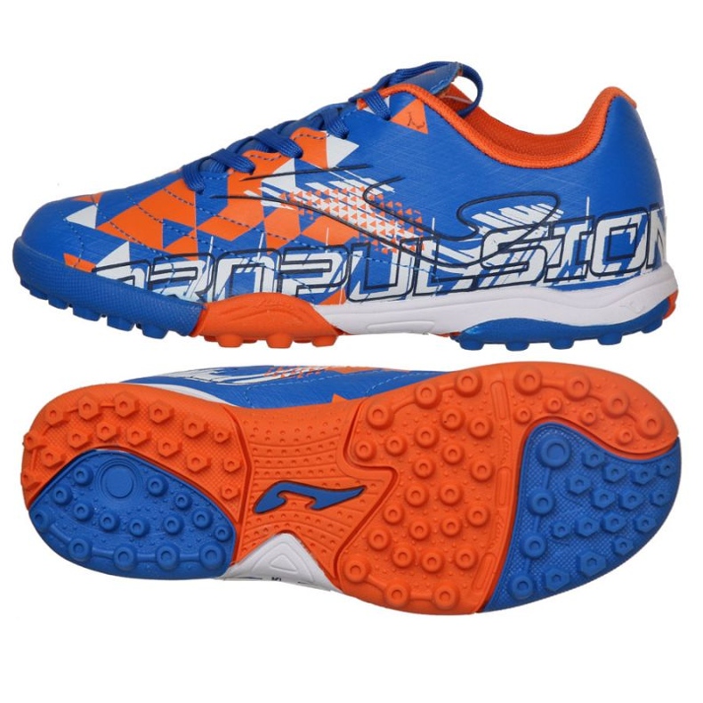 Buty piłkarskie Joma Propulsion 2305 Tf Jr PRJW2305TF niebieskie