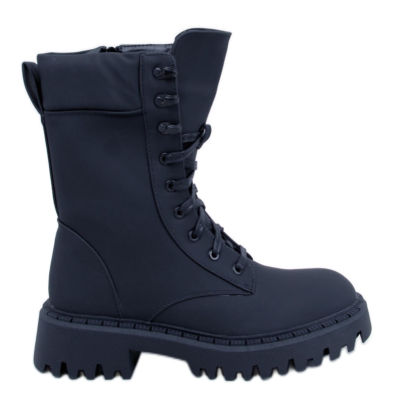 Workery sznurowane Tamas Black czarne