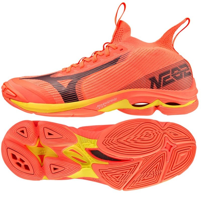 Buty Mizuno Wave Lighting Neo2 M V1GA220202 czerwone