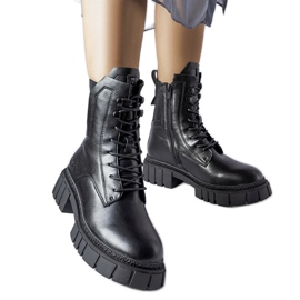 Czarne ocieplane workery Big Star MM274581