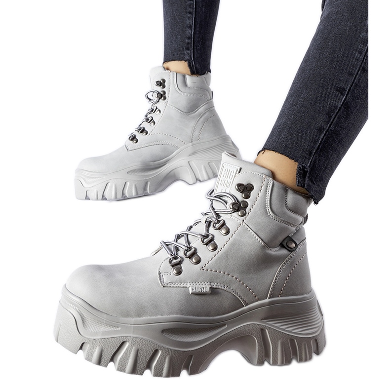 Szare trapery Big Star KK274367