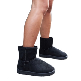 Czarne ocieplane śniegowce Custonaci