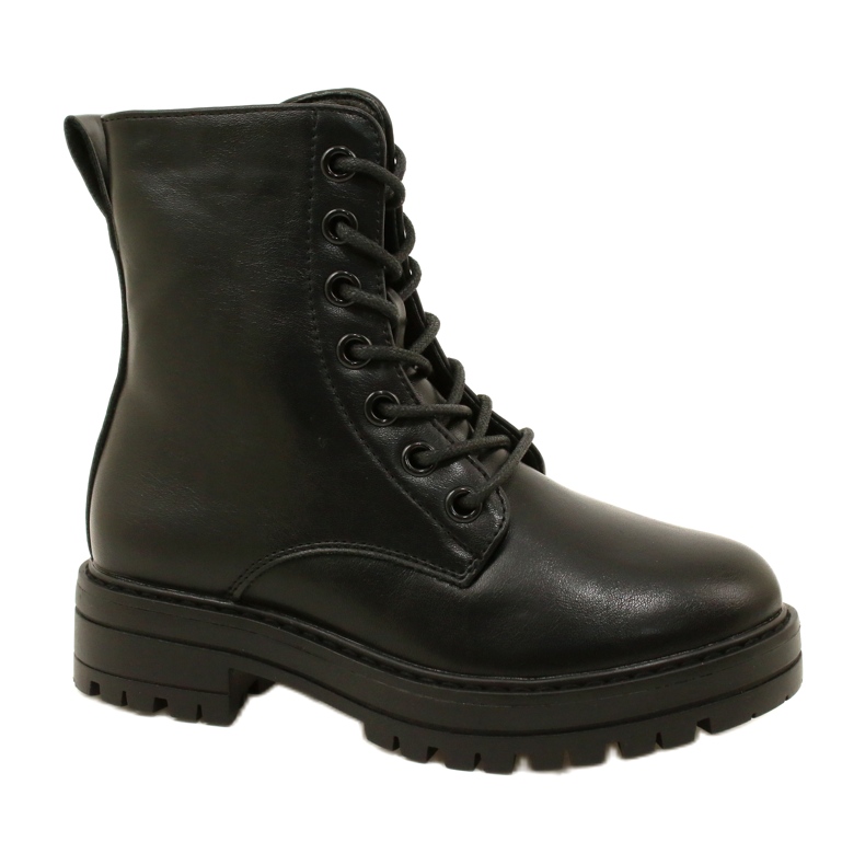 Evento Modne kozaki Na Suwak Miss 23DZ35-4235 czarne