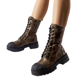 Zielone ocieplane workery moro Cardinale