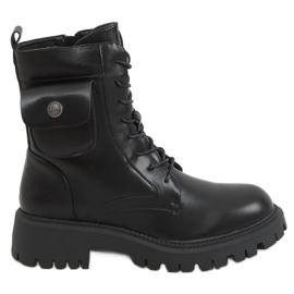 Workery z kieszonką Dakar Black czarne