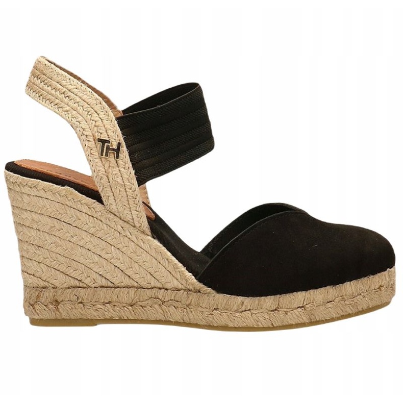Sandały Tommy Hilfiger New Tommy Basic Closed Toe Wedge W FW0FW04775 czarne