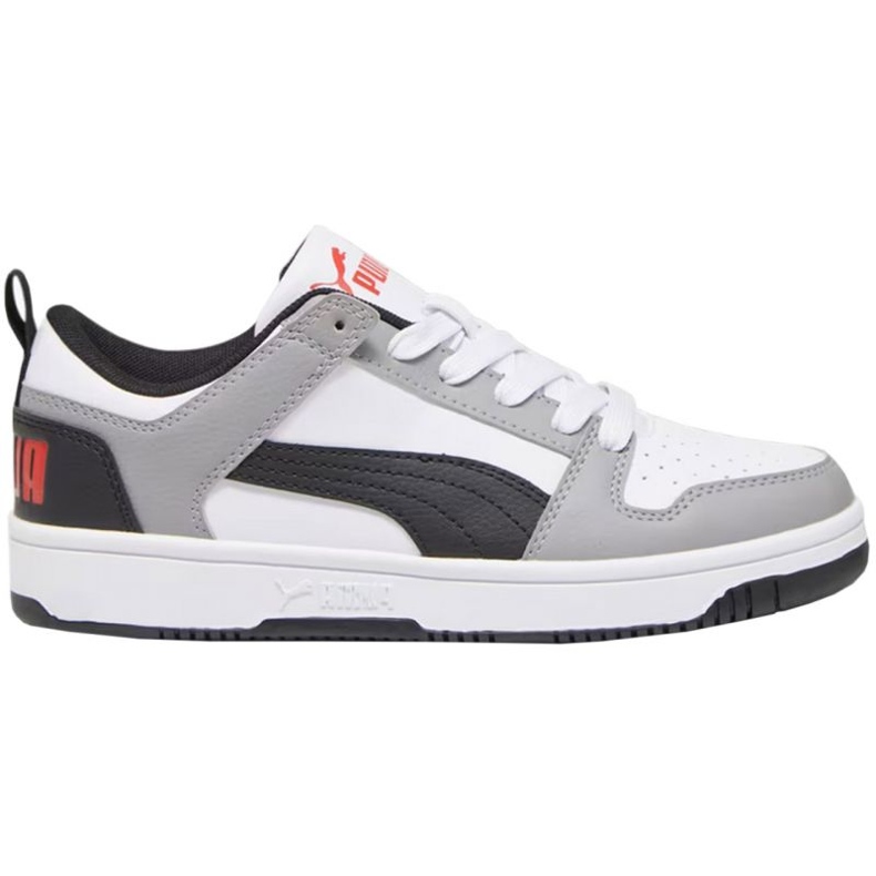 Buty Puma Rebound Layup Lo Sl Jr 370490 20 białe