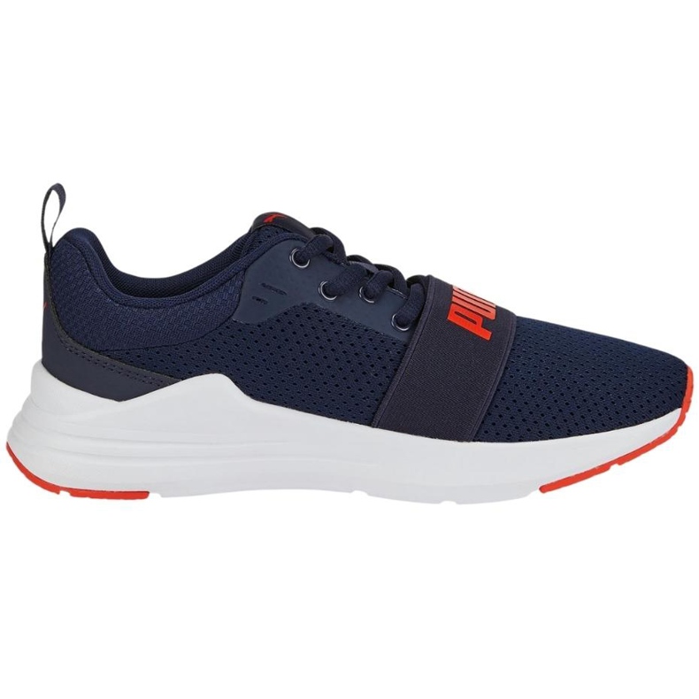 Buty dla dzieci Puma Wired Run Jr granatowe 374214 21 niebieskie