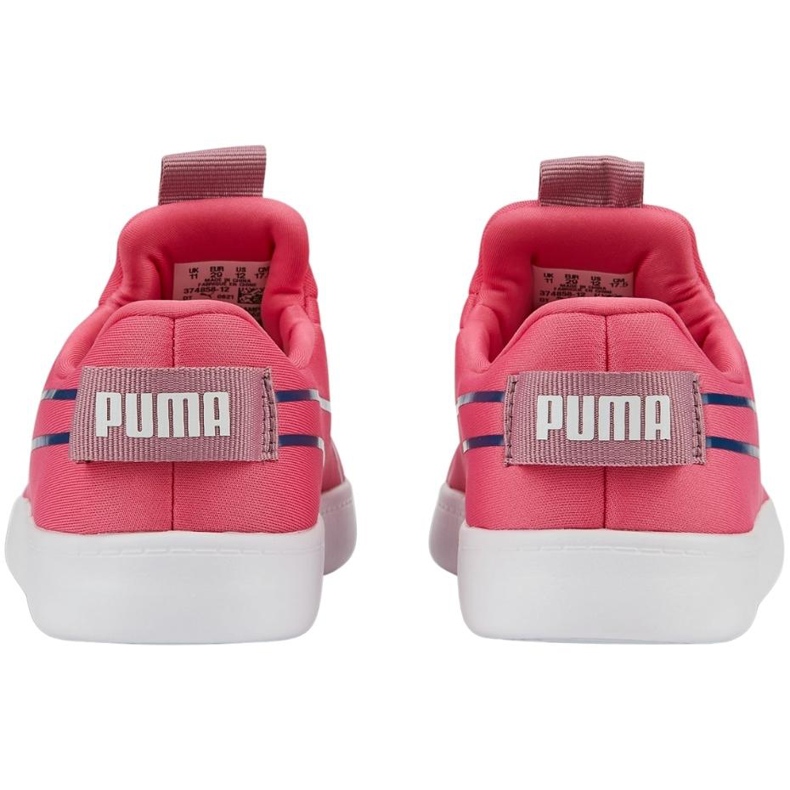 Buty dla dzieci Puma Courtflex v2 Slip On Ps różowe 374858 12