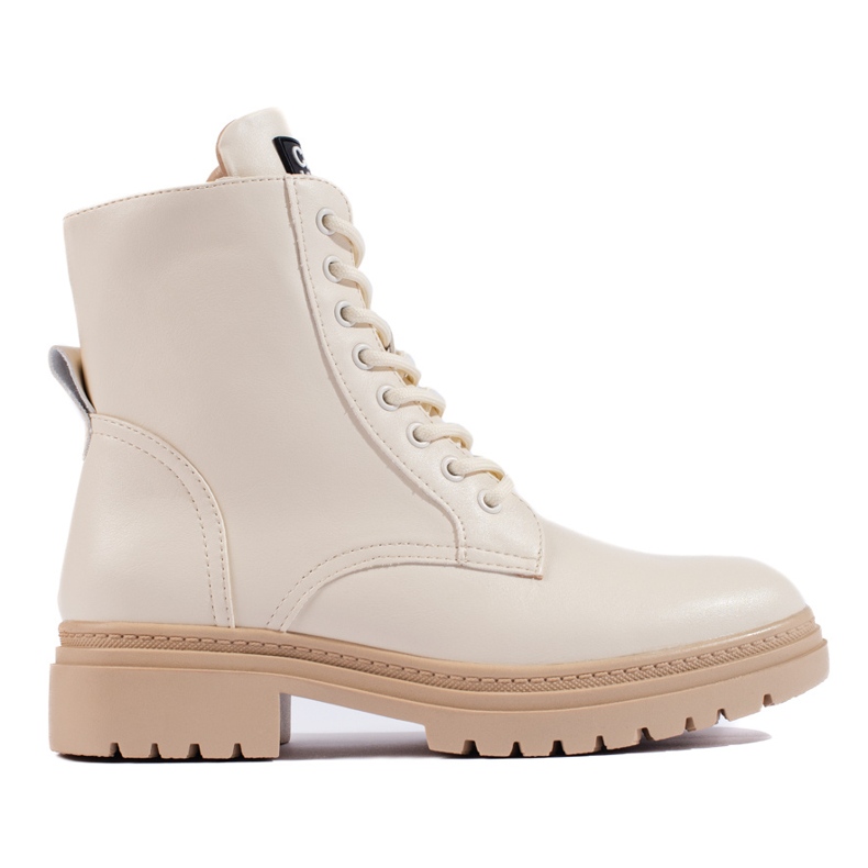 W. Potocki Beżowe workery damskie Potocki beżowy