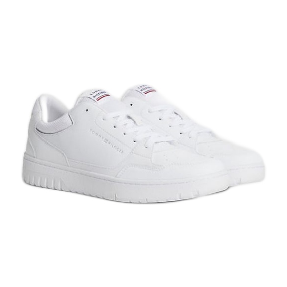 Buty Tommy Hilfiger Basket Core Leather M FM0FM04727YBS białe