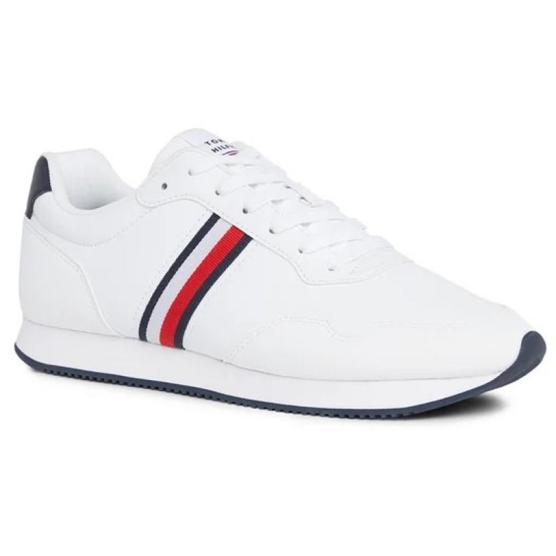 Buty Tommy Hilfiger Core Lo Runner Pu M FM0FM048340K9 białe
