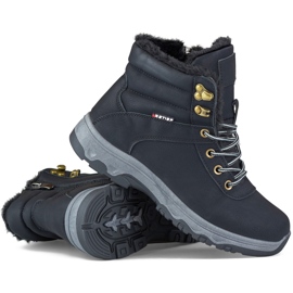 Wysokie buty trekkingowe damskie czarne