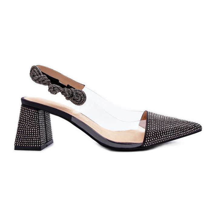 Eleganckie Czółenka W Szpic D&A MR91292-1 Czarne