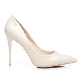 Queen Bee Lakierowane szpilki passion brązowe