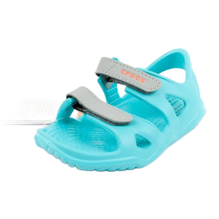 Sandały Crocs Swiftwater Jr 204988-40M niebieskie