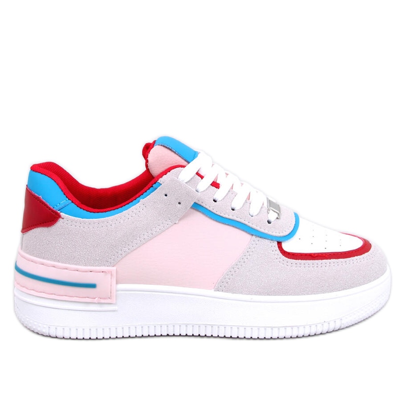 Sneakersy kolorowe Adames Red czerwone