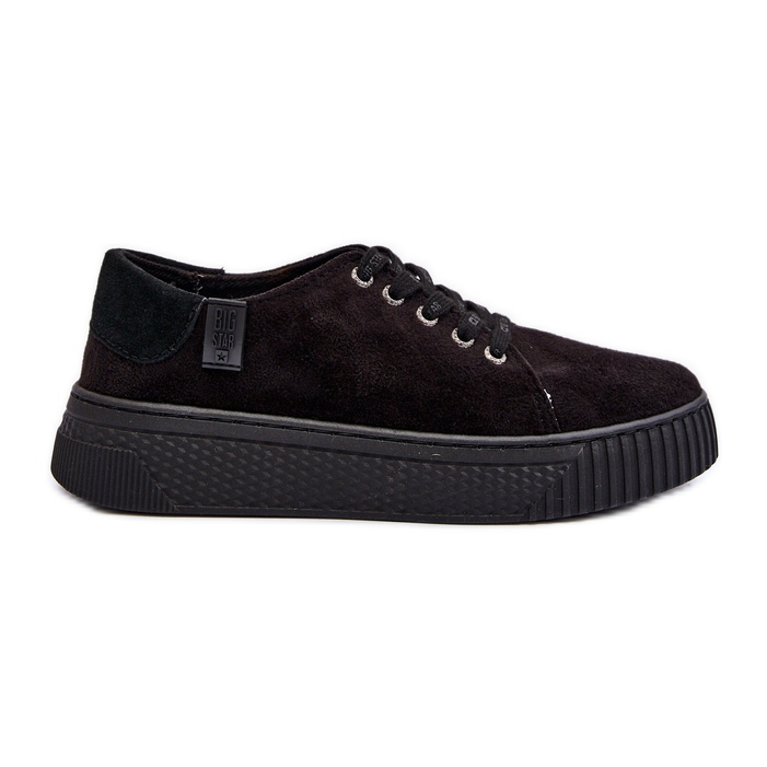 Damskie Trampki Big Star NN276005 Memory Foam System Czarne