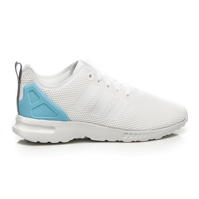 Adidas Zx Flux Adv Smooth białe niebieskie