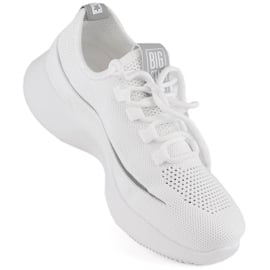 Buty sportowe ażurowe wsuwane białe Big Star NN274662