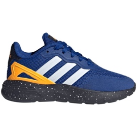Buty adidas Nebzed Lifestyle Lace Running Jr ID2456 niebieskie