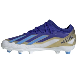 Buty adidas X Crazyfast League Messi Jr Fg ID0714 niebieskie
